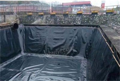 Fish pond anti-permeability membrane bonding